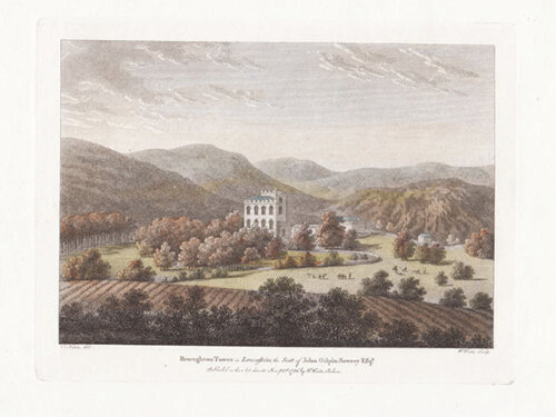Broughton Tower in Lancashire the Seat of John Gilpin Sawrey Esq