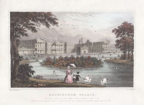 Buckingham Palace..... (antique print)