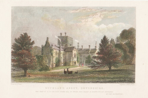 Buckland Abbey Devonshire the Seat of TTF Elliot Drake  Esq