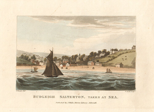 Budleigh Salterton taken at sea