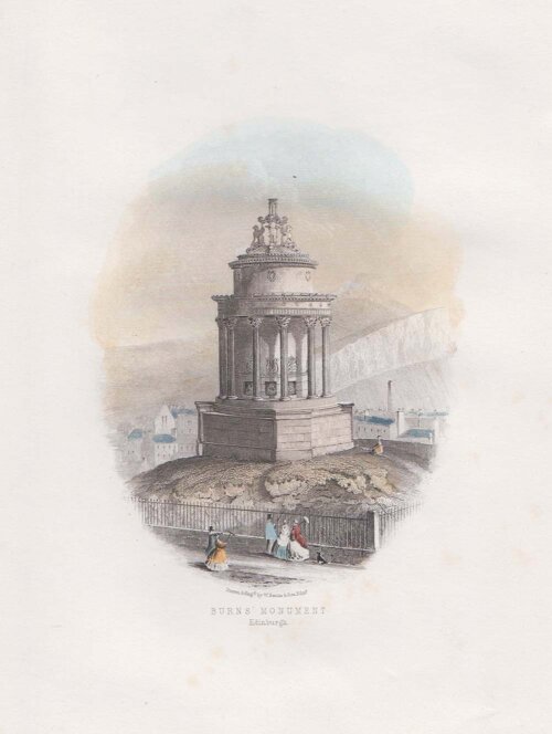 Burns Monument Edinburgh.