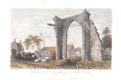 Remains of Bycknacre Priory, Essex.  Near Danbury.