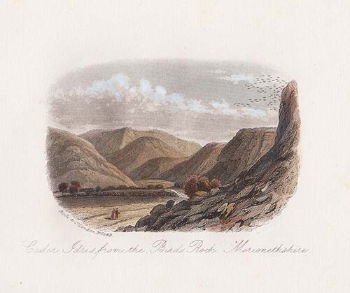 Cader Idris from the Birds Rock 