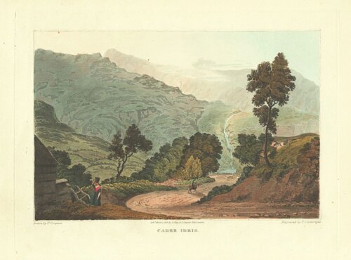 Cader Idris.  (antique print)
