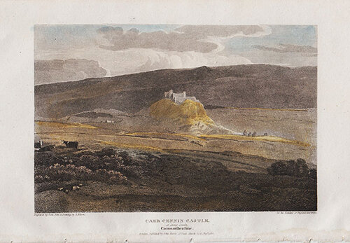 Caer Cennin Castle or Carreg Cennin Carmarthenshire 