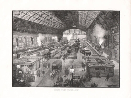 Cannon Street Station - Night.