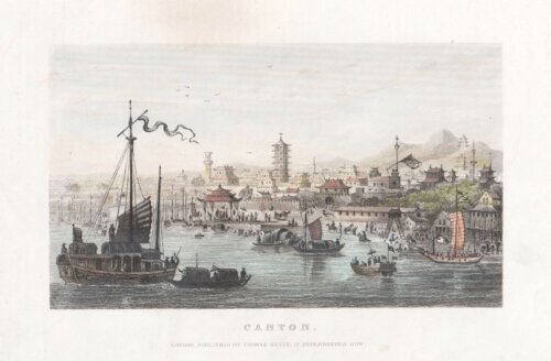 Canton  (antique print)