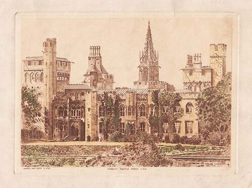 Cardiff Castle Front View 