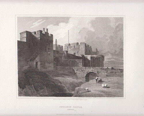 Carlisle Castle Pl1 (antique print)