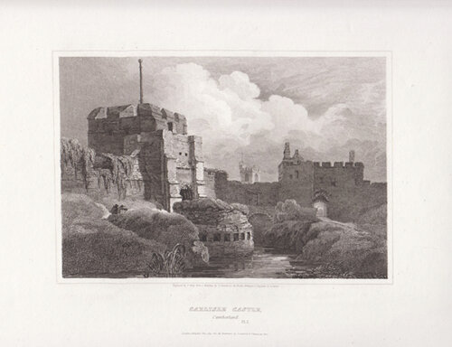 Carlisle Castle Pl2  (antique print)