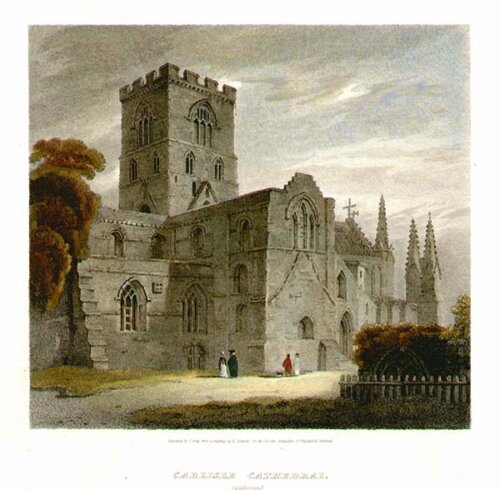 Carlisle Cathedral (antique print)