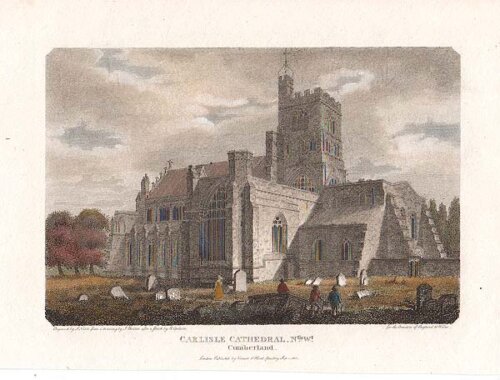 Carlisle Cathedral  Nth Wt (antique print)