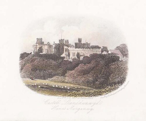 Castell Llanddunwyd Hanes Morganwg  