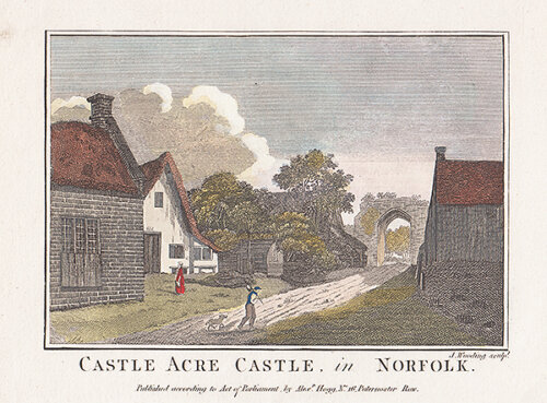 Castle Acre Castle in Norfolk 