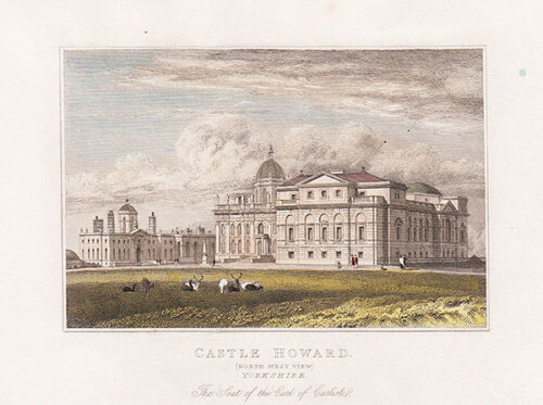 Castle Howard - North West View The Seat of the Earl of Carlisle