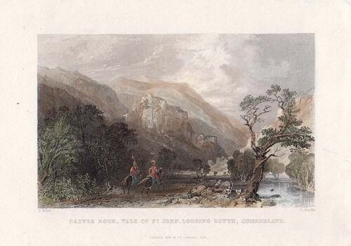 Castle Rock Vale of St John looking South Cumberland