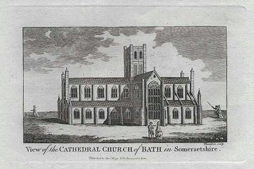 View of the Cathedral Church of Bath