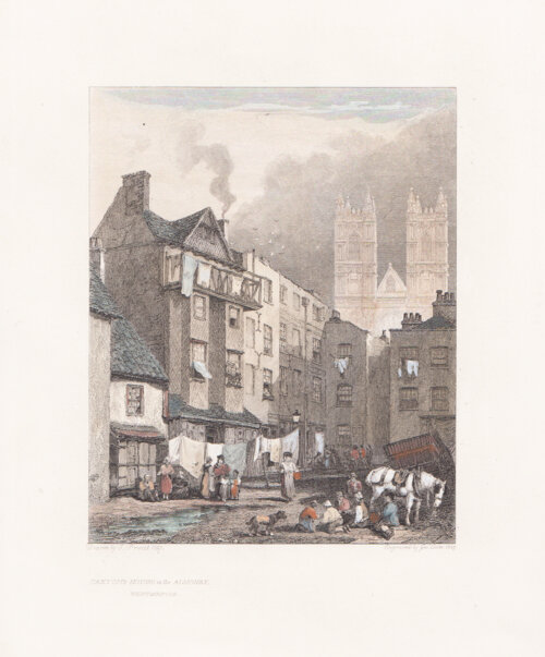 Caxton's House in Almonry, Westminster.