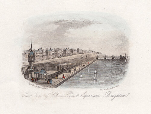 East View of Chain Pier & Aquarium Brighton