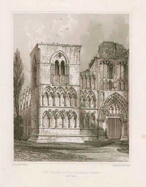 The Chapel Royal Holyrood House  West Front