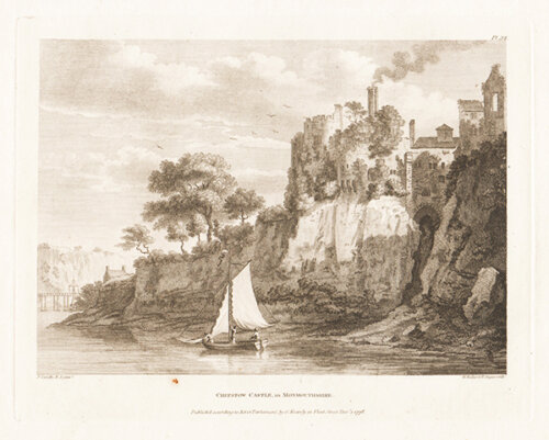 Chepstow Castle in Monmouthshire