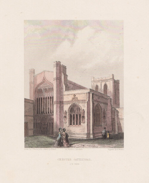 Chester Cathedral  SW View