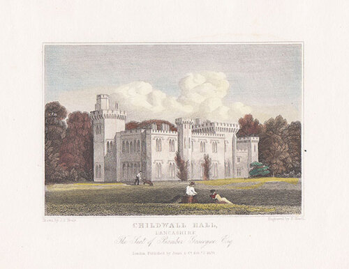 Childwall Hall Lancashire The Seat of Bamber Gascoyne Esq