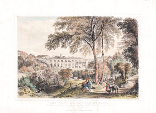 Chirk Viaduct - Shrewsbury & Chester Railway......