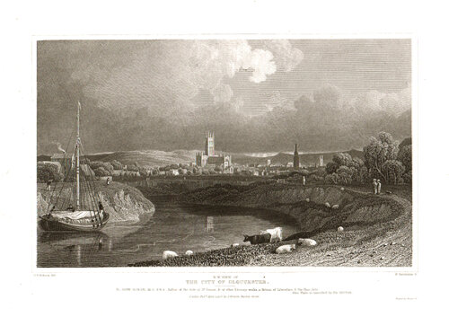 N W view of the City of Gloucester