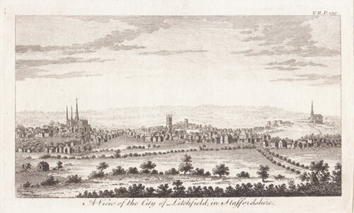 A View of the City of Litchfield in Staffordshire 