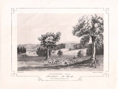 Claughton Hall Lancashire  the  Seat of Thomas Fitzherbert Brockholes Esq