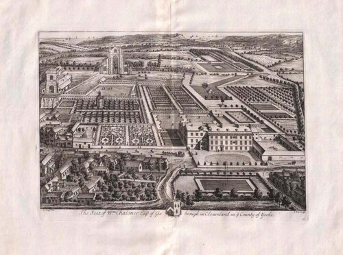 The Seat of Wm. Chaloner Esq. of Gisbrough in Cleaveland in ye County of Yorke.