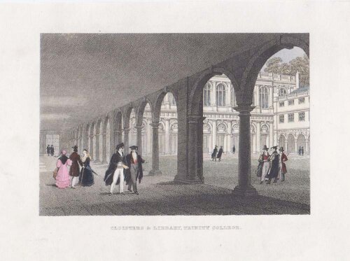 Cloisters and Library, Trinity College.