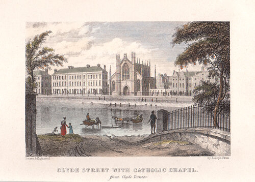 Clyde Street with Catholic Chapel from Clyde Terrace