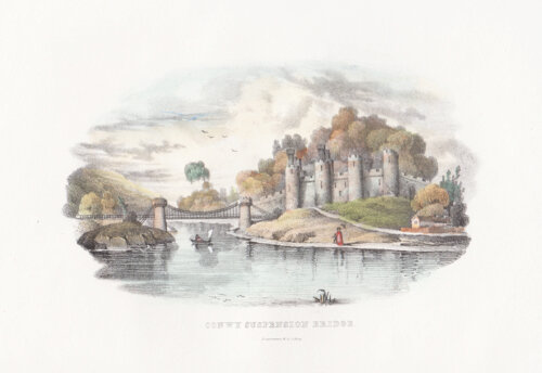 Conwy Suspension Bridge.