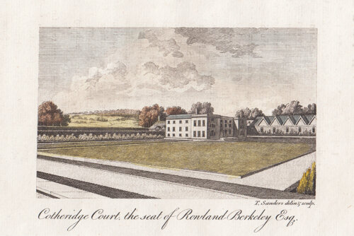Cotheridge Court the seat of Rowland Berkeley  Esq
