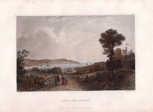 Cowes from the East