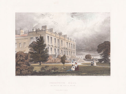 Croxteth Hall the Seat of the Earl of Sefton 