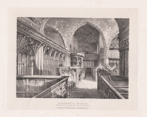 Dartmouth Church  The Interior from the North Transept