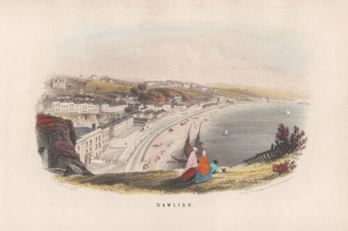 Dawlish.  (antique print)