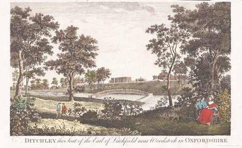 Ditchley the Seat of the Earl of Litchfield near Woodstock in Oxfordshire