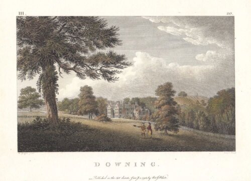 Downing.  (antique print)