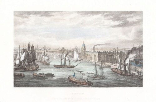 Dublin  (antique print)