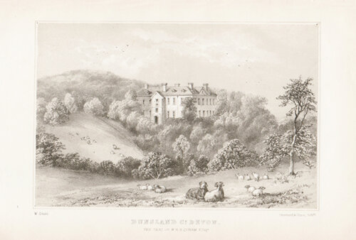 Dunsland Co Devon  The Seat of WHB Coham  Esq