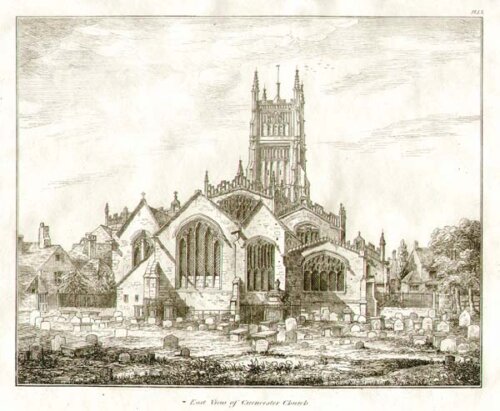 East view of Cirencester Church