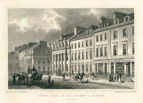 East side of St Andrew's Square Edinburgh
