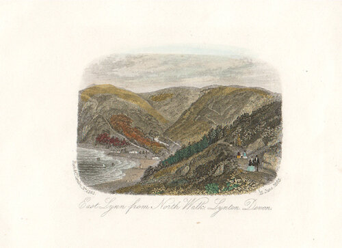 East Lynn from North Walk Lynton Devon