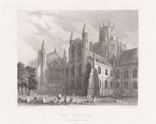 Ely Cathedral  North West View