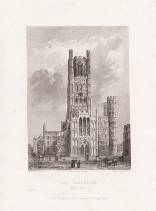 Ely Cathedral.  West Front.