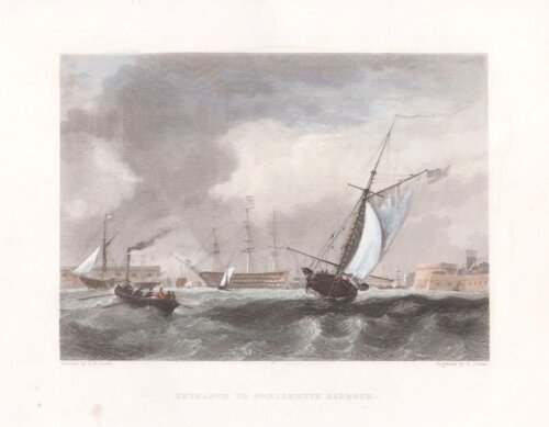 Entrance to Portsmouth Harbour.